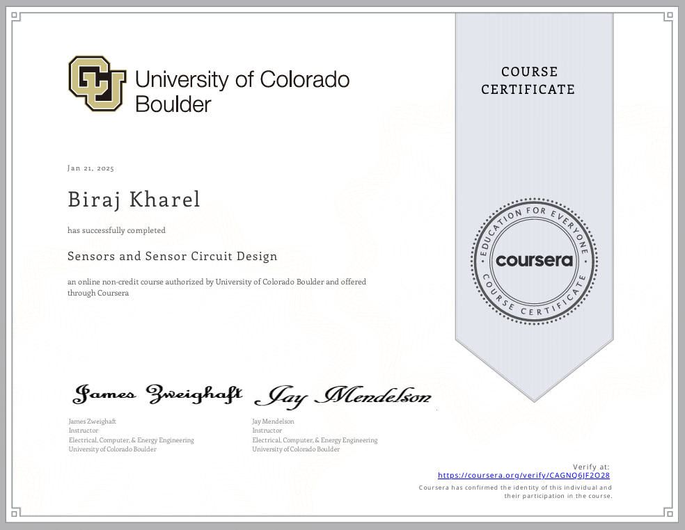 Sensors and Sensors Circuit Diagram